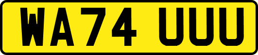 WA74UUU