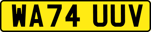 WA74UUV