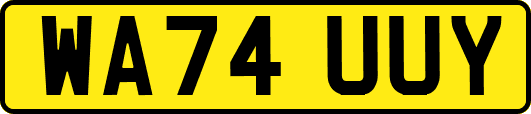 WA74UUY