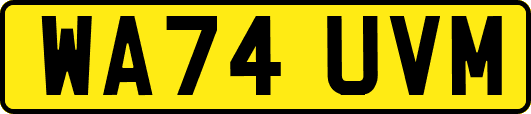 WA74UVM