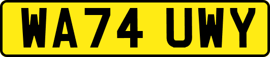 WA74UWY