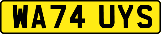 WA74UYS