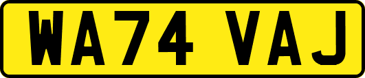 WA74VAJ