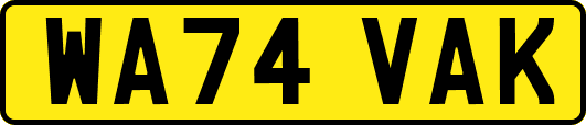 WA74VAK