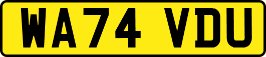 WA74VDU