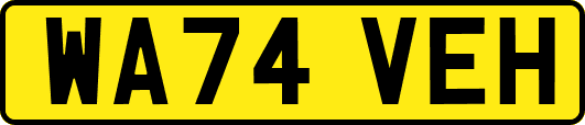 WA74VEH