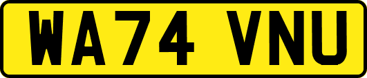 WA74VNU
