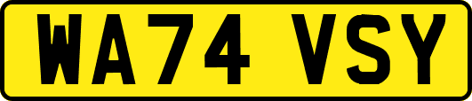 WA74VSY