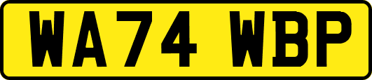 WA74WBP