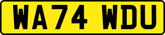 WA74WDU