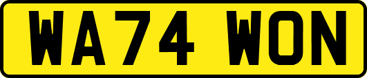 WA74WON