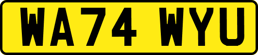 WA74WYU