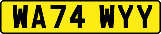 WA74WYY