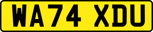 WA74XDU