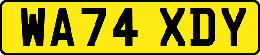 WA74XDY