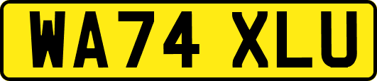 WA74XLU