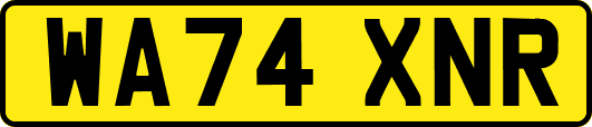 WA74XNR