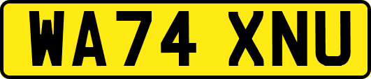WA74XNU