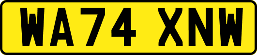 WA74XNW