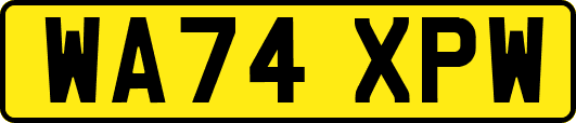 WA74XPW