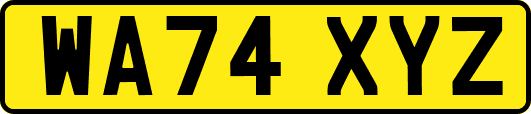 WA74XYZ