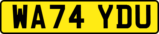 WA74YDU
