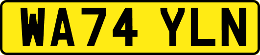 WA74YLN