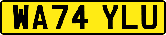 WA74YLU