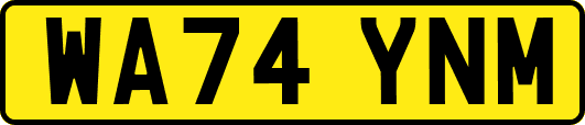 WA74YNM