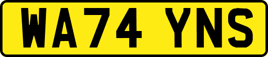 WA74YNS