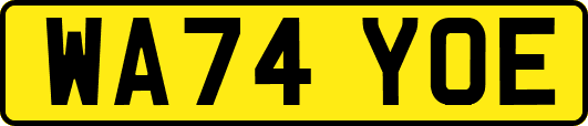 WA74YOE