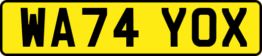 WA74YOX