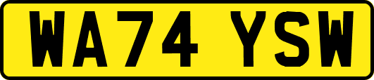WA74YSW
