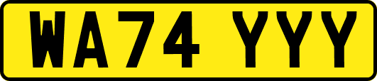 WA74YYY