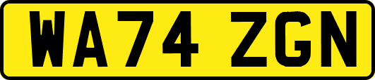 WA74ZGN