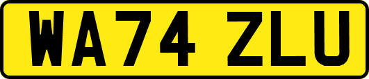 WA74ZLU