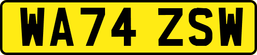 WA74ZSW
