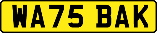 WA75BAK
