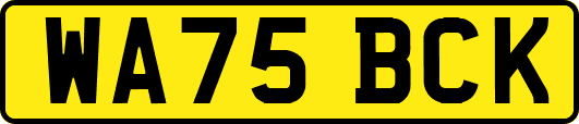 WA75BCK