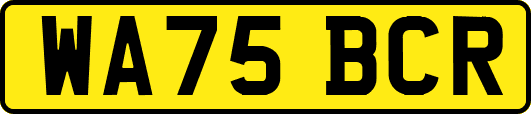 WA75BCR