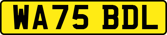 WA75BDL