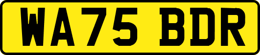 WA75BDR