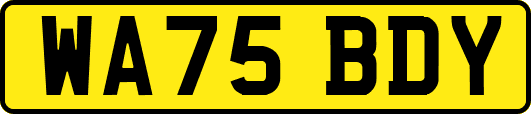WA75BDY
