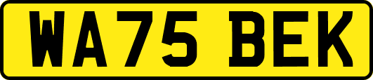 WA75BEK
