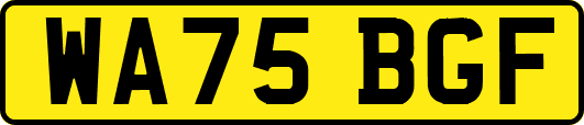 WA75BGF