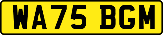 WA75BGM