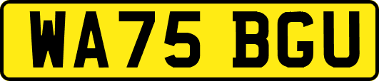 WA75BGU