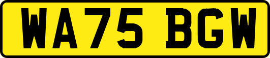 WA75BGW