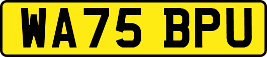 WA75BPU
