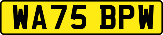 WA75BPW